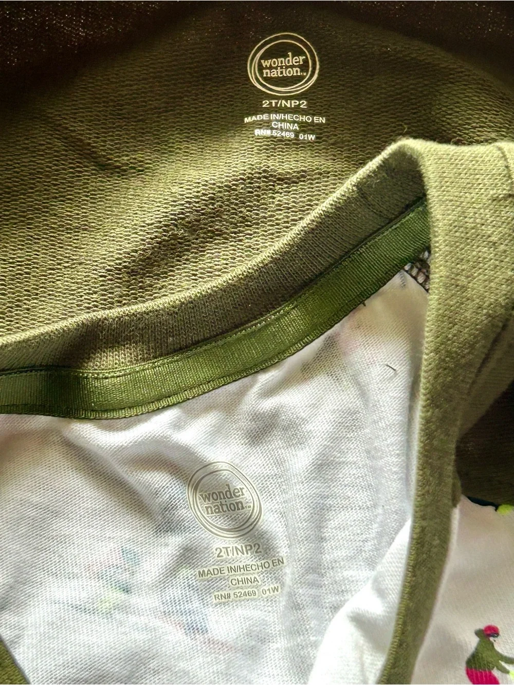 Wonder Nation Toddler Boy 2-Piece Quilted Bomber Jacket & Shirt Set NWOT Size 2T